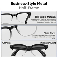 Lunettes caméra IA W630T 8MP avec transfert photo WiFi, traduction vocale, appels Bluetooth, lunettes intelligentes pour usage quotidien, mémoire 4G, lunettes de soleil
