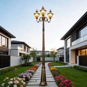 Luces Solares LED para Jardín Personalizadas de Fábrica, Alimentadas por Energía Eléctrica, Impermeables IP65, Iluminación Exterior de Aluminio para Jardinería y Paisajismo - Product Image 6