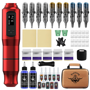 Kit de stylo rotatif professionnel pour tatouage, machine de maquillage permanent en alliage d'aluminium, ensemble complet pour les sourcils - Product Image 2