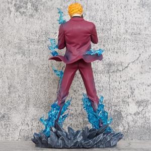 ของตกแต่งรูปปั้นซันจิ ท่าทางยืน รุ่น GK เท็นไคซัน ของเล่นอนิเมะลายเปลวไฟเกาะโอนิ แบบเรียบง่าย ฟิกเกอร์แอคชั่น PVC 1 ชิ้น - Product Image 3