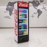 Réfrigérateur vertical avec porte en verre |   Réfrigérateur vertical pour boissons, idéal pour les magasins de Pepsi, de Coca-Cola et les dépanneuses