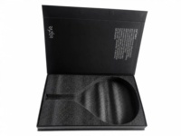 Boîte d'emballage magnétique en carton rigide pour raquette de ping-pong, de tennis de table et de paddle - Haute qualité, luxe, écologique, gaufrage, éponge