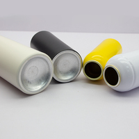 Bouteille en aluminium vide personnalisée de 300 ml et 350 ml pour spray corporel, flacon pulvérisateur en aluminium pour soins personnels, pour nettoyant moussant pour le visage et cosmétiques
