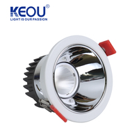 Keou High Lumen Cob Plafond encastré réglable 7W 9W 12W Spot d'hôtel Lumière vers le bas