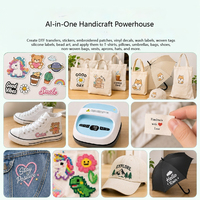 Presse à chaud portable mini 21*24cm pour sublimation, idéale pour l'impression sur T-shirts, tapis de souris et sacs en toile