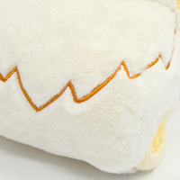 Corgi jouet jaune personnalisé élastique souple oreiller de grande taille 40cm 60cm 80cm peluche peluche voiture oreiller en peluche