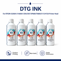 Tinta DTG Ramah Lingkungan Non-Toksik untuk Tekstil, Cetak Langsung ke Pakaian, untuk Printhead Epson DX5 DX7 XP600 TX800, Pencetakan Hoodie Putih