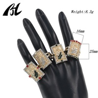 Bague en pierre Saint Jude réglable, bijoux tendance pour hommes et femmes, qualité supérieure, San Judas Anillo