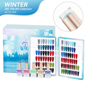 JTING – Coffret cadeau de vernis gel hivernal au design unique, collection 48 couleurs, avec flacon de 15 ml, marque privée, livret de couleurs gratuit - Product Image 1