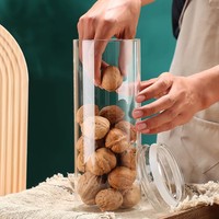 Hoogtransparante, magnetronbestendige voedselbewaarbak van borosilicaatglas met luchtdichte glazen deksel, vaatwasserbestendig en milieuvriendelijk