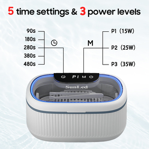 Wholesale Manufacture OEM ODM Household Cleaning Custom Design Portable and Energy-Saving Jewelry Dental Ultrasonic Cleaner - Product Image 4