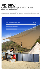 Oem Chất lượng cao MPPT allpowers 220V Anh cắm 60000 mAh kỹ thuật số Trạm điện cầm tay nhảy sao - Product Image 4