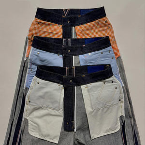 Custom 14oz Japanese Raw Selvedge <strong>Denim</strong> Pants Hommes Selvadge Baggy <strong>Jeans</strong> Manufacturer for Men - Product Image 3