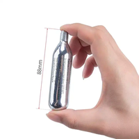 Cartouche de CO2 en acier rechargeable Gamo de 16 grammes, pompe à vélo basse pression, cylindre de gonflage jetable