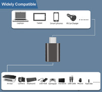 Haute qualité USB3.2 10gbps Type de données C vers adaptateur USB en alliage de zinc Usb C 3.2 vers un connecteur Otg femelle