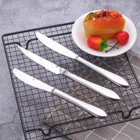 24 pièces service d'hôtesse avec couteau, fourchette, cuillère, coupe-gâteau
