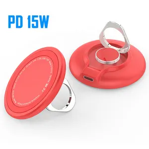 Magnetic Suction Charging PD15W Fast Charge Magnetic Wireless Charger Mobile Holder For iPhone 13/12 Pro Max XR XS X 8 7