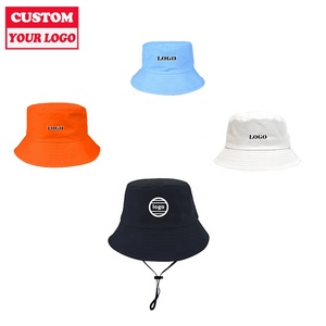 High Quality Children's 100% Cotton Trucker Cap Summer Outdoor Sports Adjustable Custom Logo Promotional Bucket Hat