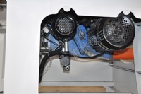 Scie à panneaux coulissante à 45 degrés pour le travail du bois, longueur de coupe de 3,2 m, capacité d'épaisseur de coupe de 80 mm, moteur de 5,5 kW, facile à utiliser