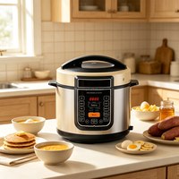 Autocuiseur Électrique Haute Efficacité avec Préréglages Multiples, Cuisson Rapide, Idéal pour la Maison et les Familles, Commande en Gros