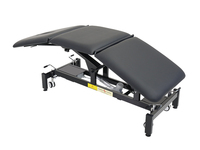 Table de massage électrique à 1 moteur, réglable, en cuir véritable, pliable, design moderne, pour usage commercial en salon