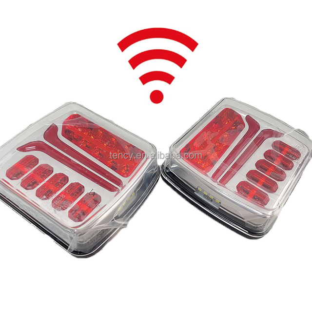 12v Wireless Led Trailer Lights Kit Rear Truck Boat Rear Tail Trailer Light
