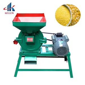 disk mill corn grinder machine small corn mill grinder for sale dry and wet grain grinder