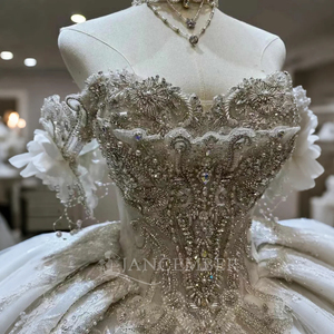 Vestido de Novia Romántico y Elegante, Vestidos Modernos de Gala, Vestidos de Novia Lsjj39 Jancember - Product Image 4