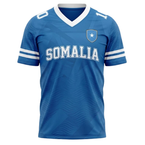 Maglia sportiva dell'Honduras # Maglietta da Calcio Bianca e Blu con Motivo Maya Tradizionale - Product Image 1