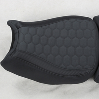 Housse de siège de moto GANE en cuir véritable personnalisée, design de luxe, style sportif, quatre saisons, universelle, résistante à l'usure et anti-salissure