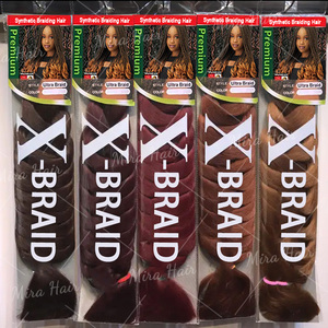 Cabello Sintético para Trenzas <span class=keywords><strong>Jumbo</strong></span> Pre-Estirado de 165g y 82 Pulgadas, Estilo Afro Yaki, Extensiones de Cabello para Crochet, Venta Directa de Fábrica - Product Image 4