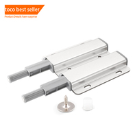 Toco petit loquet en plastique à pousser pour ouvrir les attaches de porte d'armoire tiroir poussoir fermeture automatique loquet de porte d'armoire dispositif de rebond