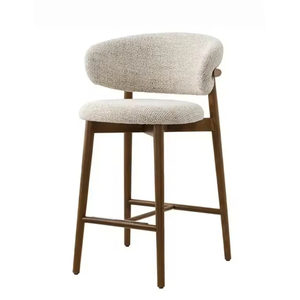 Silla <span class=keywords><strong>de</strong></span> Barra Alta <span class=keywords><strong>de</strong></span> Estilo Nórdico Moderno JP, Silla <span class=keywords><strong>de</strong></span> Comedor con Muebles <span class=keywords><strong>de</strong></span> Ratán, Silla <span class=keywords><strong>de</strong></span> Barra <span class=keywords><strong>de</strong></span> Madera para Hotel, Restaurante y Apartamento - Product Image 3