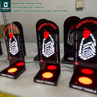Base de présentation de bouteilles LED d'usine avec éclairage laser pour bars et soirées VIP