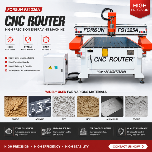 33% Discount China Factory Cnc Router Machine/wood Working Cnc Router 1325