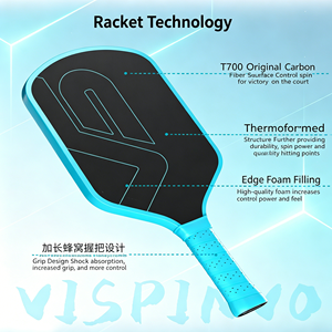 Precio Directo de Fábrica: Pala de Pickleball de Fibra de Carbono T700 con Punto Dulce de Borde a Borde para Torneos y Agarre Ergonómico Acolchado - Product Image 5