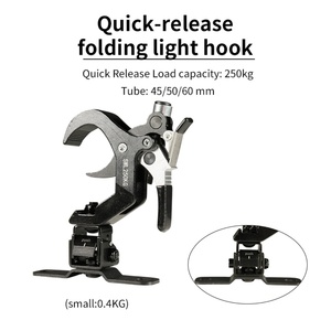 Vente directe d'usine - Pince d'éclairage à dégagement rapide en aluminium pliable pour scène - Product Image 3