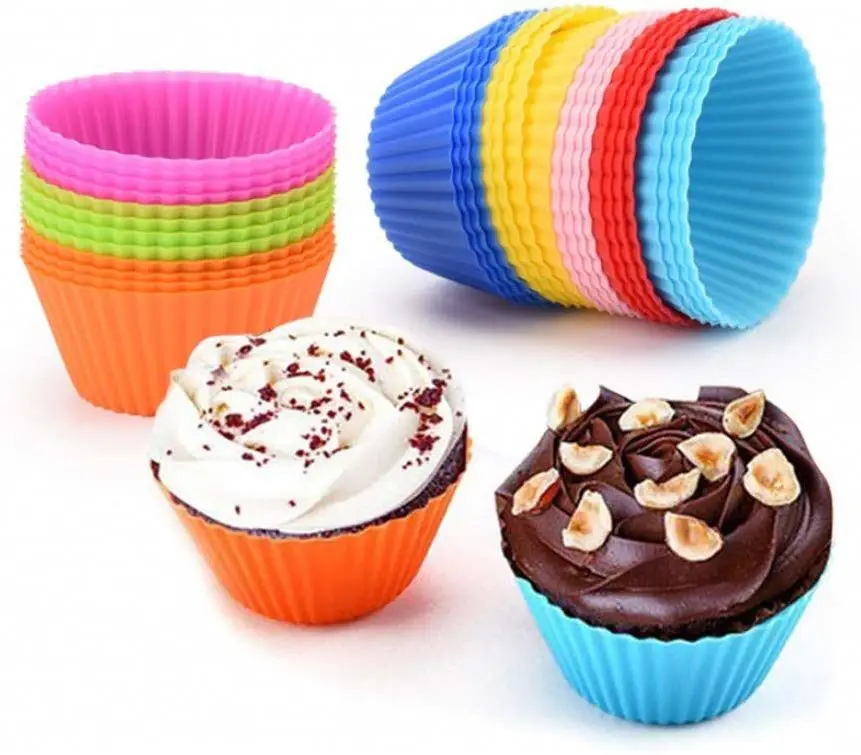 Pirottini in silicone per dolci, confezione da 20 stampi antiaderenti riutilizzabili per cupcake e muffin | Leroy Merlin