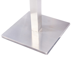 Silver <strong>Table</strong> Base Luxury <strong>Square</strong> Marble Furniture Restaurant <strong>Coffee</strong> Dining Chrome Tulip Modern Metal Stainless Steel Base <strong>Table</strong> - Product Image 4