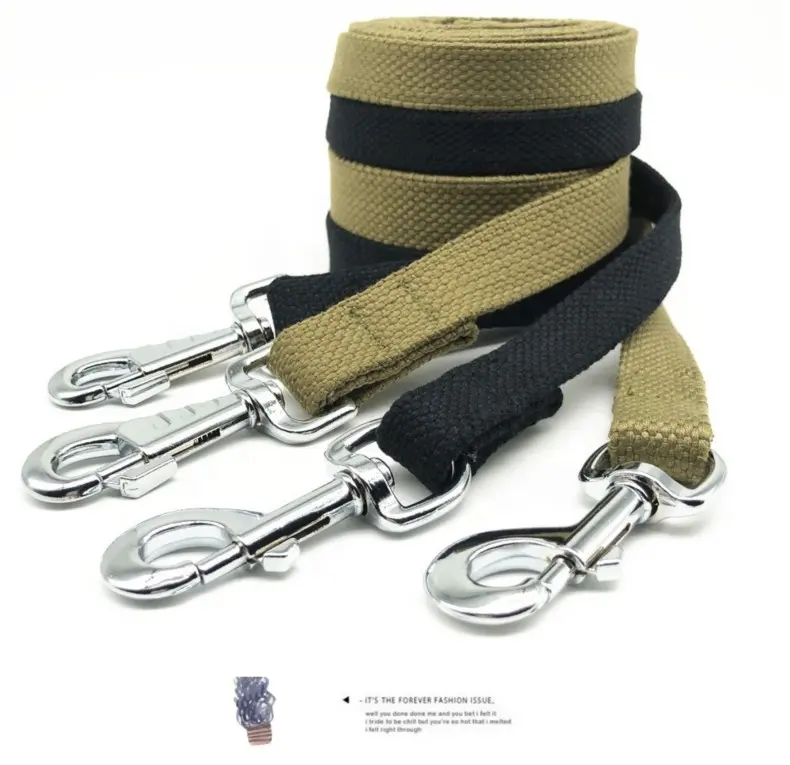 Custom Heavy Duty Cotton Dog Chain Extension Training mascotas Pet Dog Leash