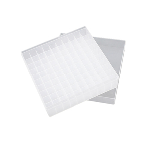 Caja de Plástico para Crioviales de Laboratorio con 81 Compartimentos para Crioviales de 1.8ml y 2ml - Product Image 5