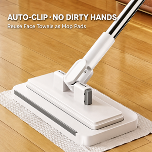 <span class=keywords><strong>Mini</strong></span> Mopa Rectangular Portátil con Clip, Ecológica, Reutilizable, con Agarre Automático para Limpieza del Hogar, Cocina, Baño y Pisos Pequeños - Product Image 5