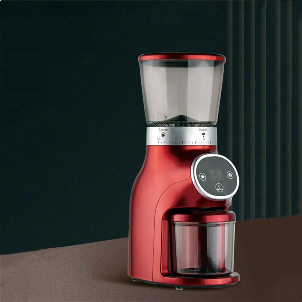 Elektrikli tip ev Espresso kahve çekirdeği değirmeni makinesi küçük kahve çapak değirmeni 40mm konik kahve değirmeni