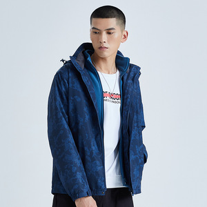 Chaqueta de senderismo cálida impermeable a <span class=keywords><strong>precio</strong></span> de fábrica, chaqueta de Camping al aire libre de talla grande para hombres, ropa de senderismo - Product Image 3