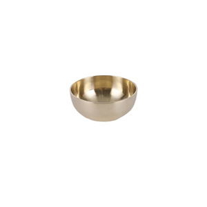 Cuenco tibetano japonés moderno de cobre de 3 pulgadas para meditación, artesanía ritual y suministros de templo, con cojín y martillo. - Product Image 5