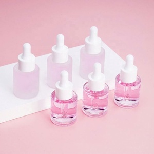 Custom Empty Skin Care Serum Glass <b>Dropper</b> <b>Bottle</b> Amber Essential Oil <b>Bottle</b> With White <b>Dropper</b> - Product Image 1