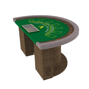 Tables de poker <span class=keywords><strong>Blackjack</strong></span> exclusives semi-circulaires YH 7 places, fabricants de tables de jeu de cartes de <span class=keywords><strong>casino</strong></span> - Product Image 3