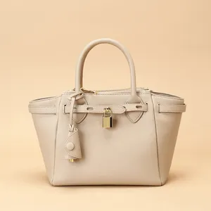 2023 Custom Saffiano Pu Leather Ladies Handle Bags Nice Design Women Bucket Handbag