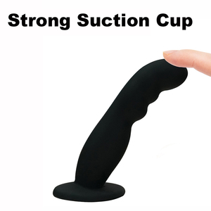 Anal <span class=keywords><strong>Plug</strong></span> gerçekçi vantuz yapay penis erkek prostat popo fiş kadın g-spot stimülatörü seks oyuncak, Anal oyuncaklar siyah Anal Dildo - Product Image 5