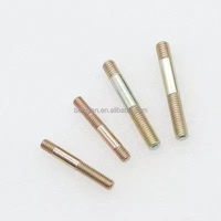 Carbon Steel Galvanized Rainbow Zinc Yellow Zinc Double End Studs Hex Threaded Rod
